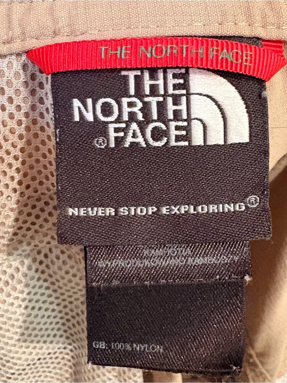 The North Face Men's Hybrid Shorts in Light Tan with multi pockets